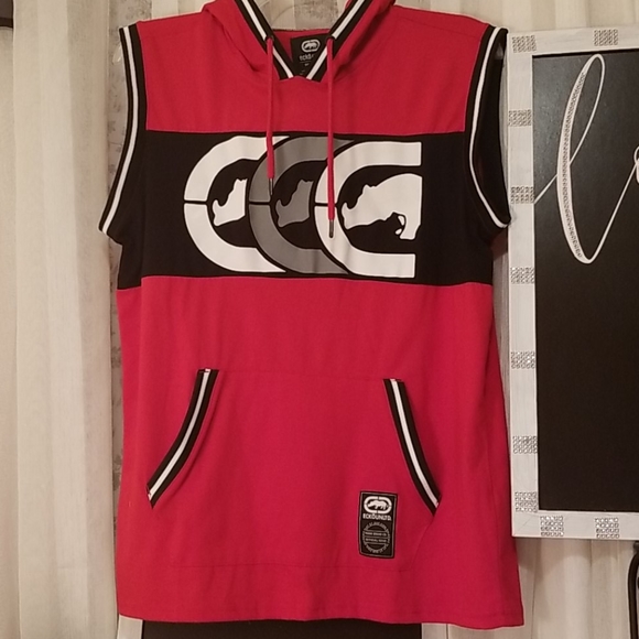 Ecko Unlimited Sleeveless Hoodie Mens M 